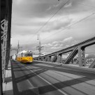 Yellow tram, Budapest